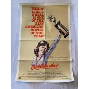 Heart Like a Wheel Original One Sheet Movie Poster - Folded -1983 Bonnie Bedelia